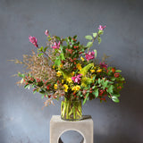 Vase Arrangement Pink + Yellow