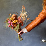 Dried Flower Bouquet - Coral Charm