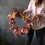 Dried Floral Wreath - Berries