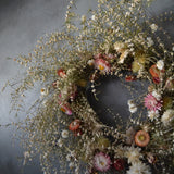 Dried Floral Wreath - Wildflowers