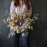 Dried Floral Wreath - Babies Breath