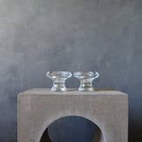 Ribbed Candle Holders (set of 2)