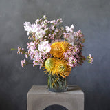 Vase Arrangement Pink + Yellow