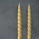 Beeswax Candle - Spiral set of 2