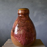 Vintage Vase - Amber & Plum