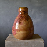 Vintage Vase - Amber & Plum