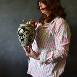 Vintage Vase - Calligraphy