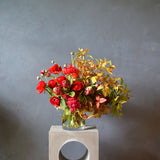 Ruby Red Vase Arrangement