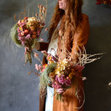 Dried Flower Bouquet - Coral Charm