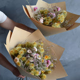 Dried Bouquet - Blush & Mustard