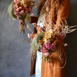 Dried Flower Bouquet - Coral Charm