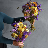 Dried Posy - Bergamot & Cornflower