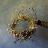 Dried Floral Wreath - Twisted Vines
