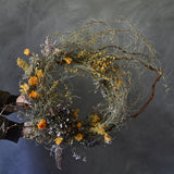 Dried Floral Wreath - Twisted Vines