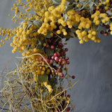 Dried Floral Wreath - Winter Brambles