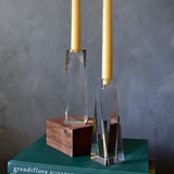 Glass Candle Holders