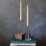 Glass Candle Holders