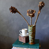 Vintage Vase - Mottled Green