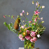 Vase Arrangement Pink + Yellow