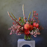 Ruby Red Vase Arrangement