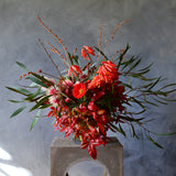 Ruby Red Vase Arrangement