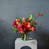 Ruby Red Vase Arrangement