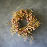 Dried Floral Wreath - Blush